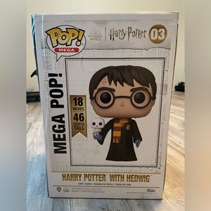 Mega Sized Funko Pop! Harry Potter with Hedwig 18 inches NEW in box UNOPENED!